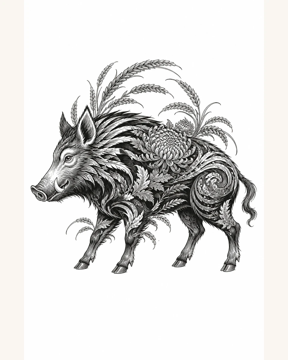 Li Li — Harvest Bloom original tattoo design preview