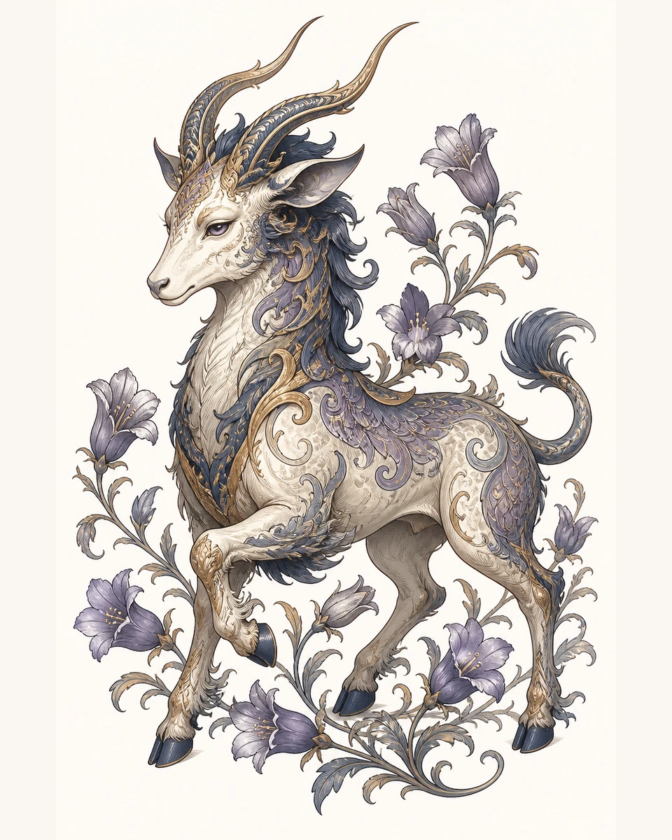 Ling Ling — Bellflower Step original tattoo design preview