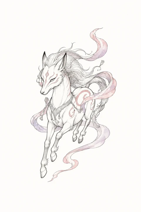 Chenghuang — Long Journey original tattoo design preview