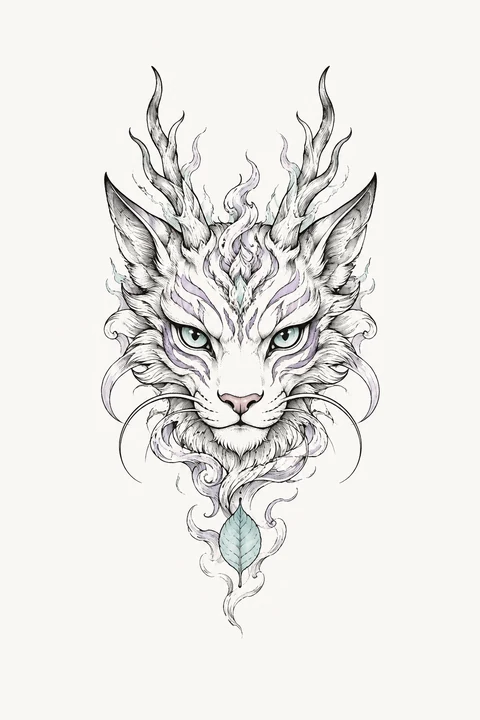 Yingzhao — Garden Guard original tattoo design preview