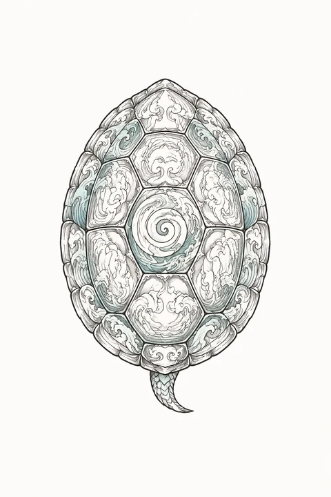 Xuangui — Steady Shell original tattoo design preview