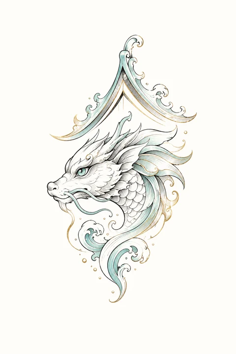 Chiwen — Safe Harbor original tattoo design preview