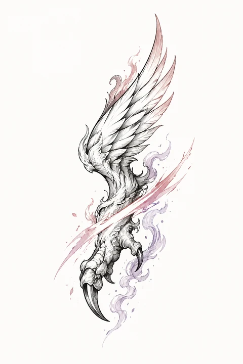 Qiongqi — Untamed Claw original tattoo design preview
