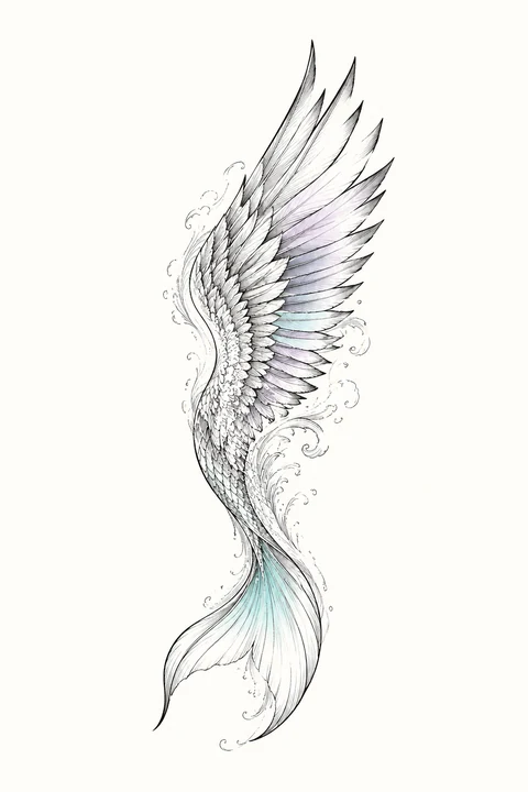 Kunpeng — Vast Becoming original tattoo design preview