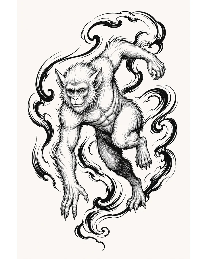 Xing Xing original tattoo design preview