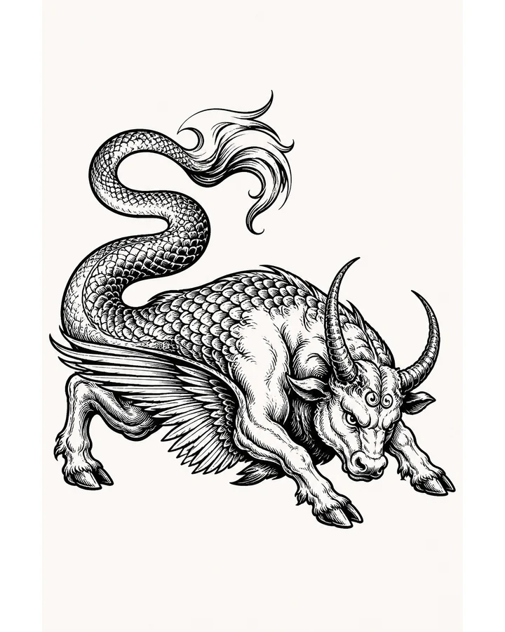 Lu original tattoo design preview