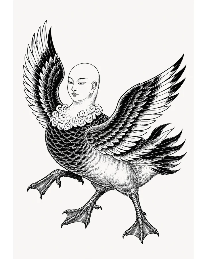 Qu Ru original tattoo design preview