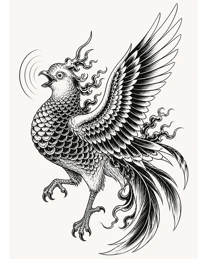 Guan Guan original tattoo design preview