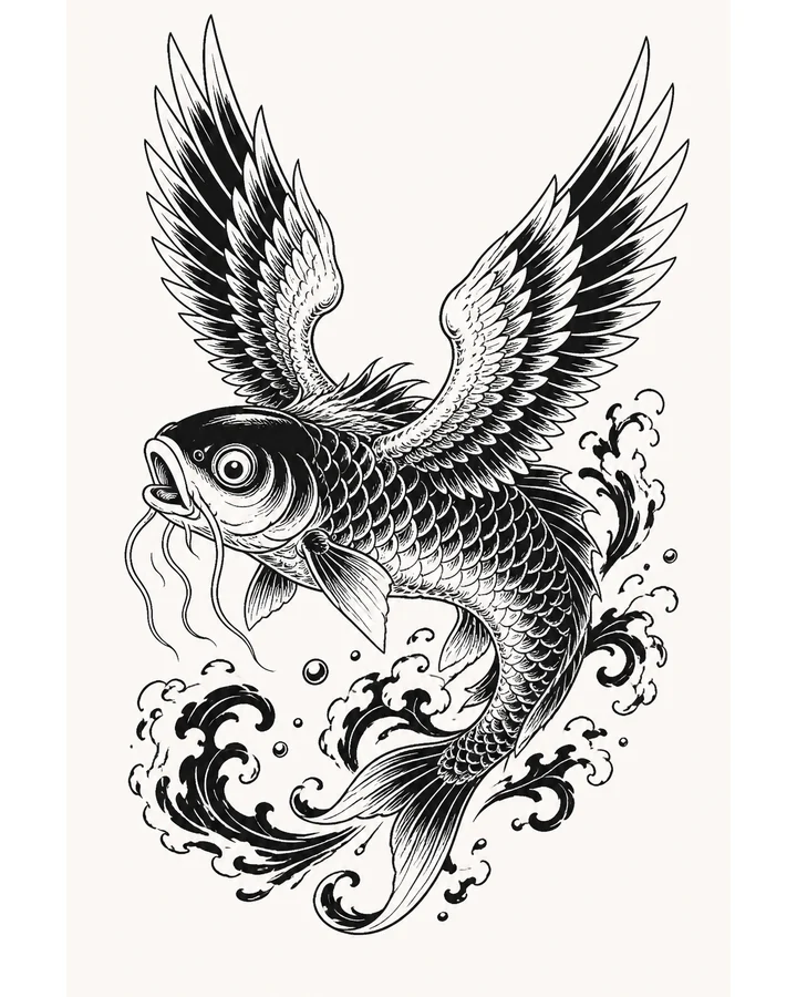 Luo Yu original tattoo design preview