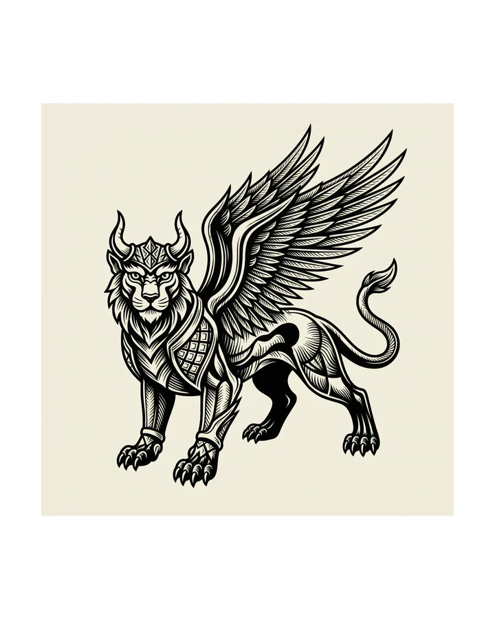 Qiongqi original tattoo design preview
