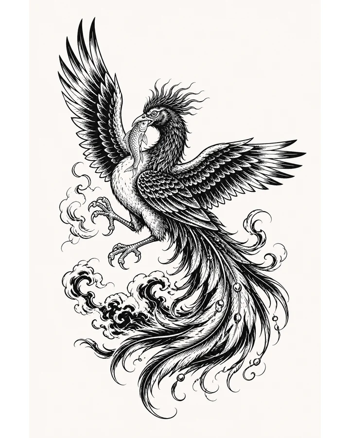 Sheng Yu original tattoo design preview