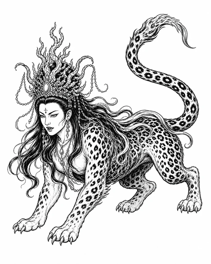 Xi Wang Mu original tattoo design preview