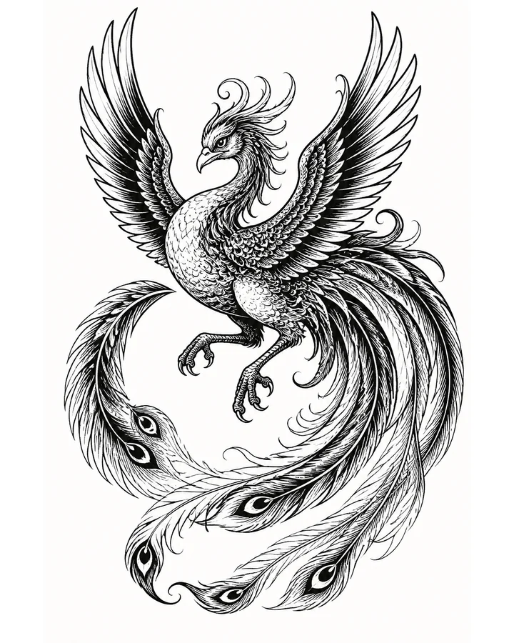 Luan Niao original tattoo design preview