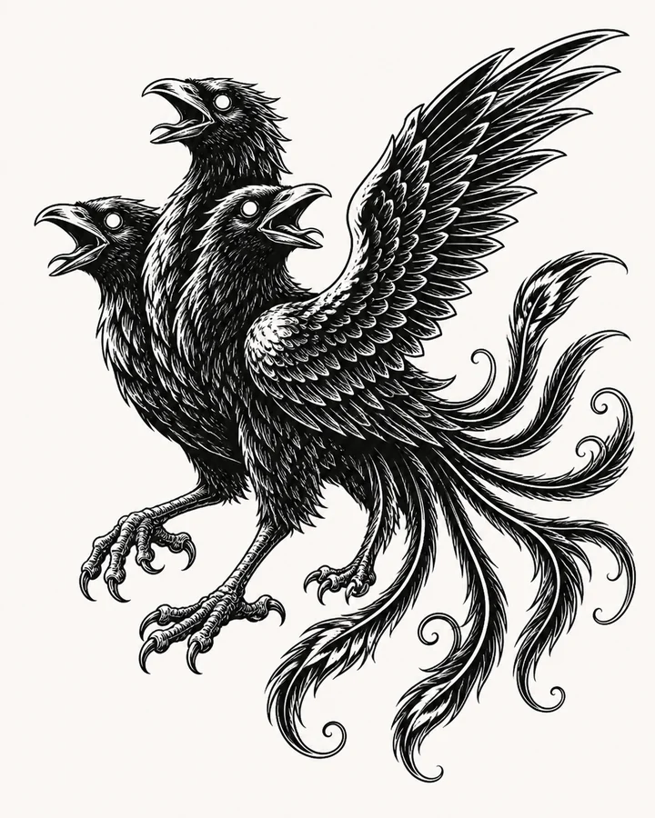 Qi Tu original tattoo design preview