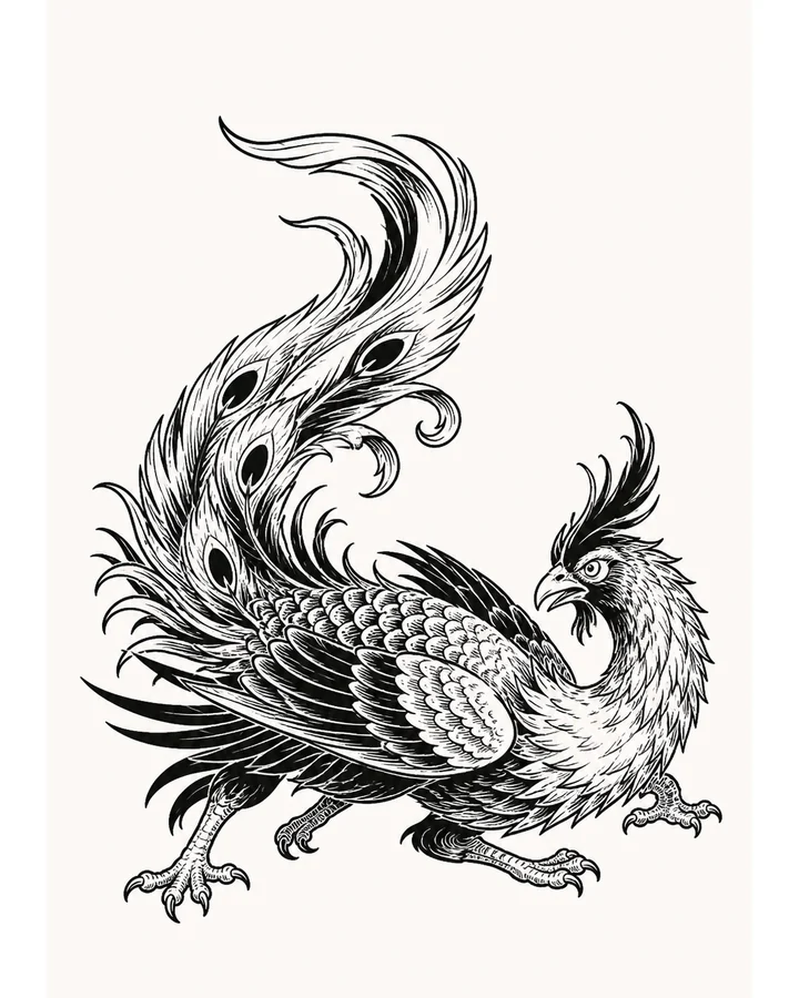 Xiang She original tattoo design preview