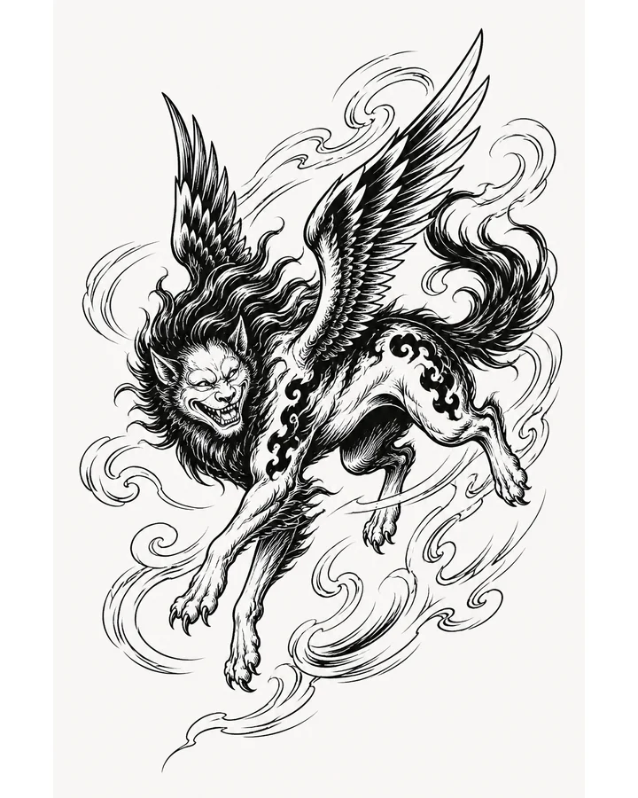 Shan Hui original tattoo design preview