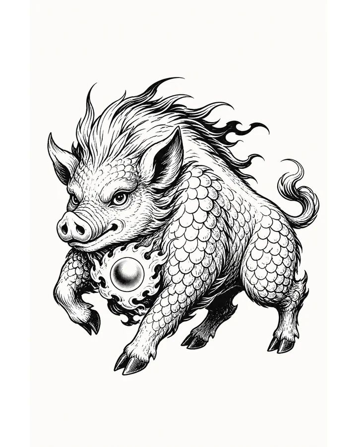 Tong Tong original tattoo design preview