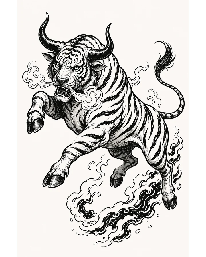 Ling Ling original tattoo design preview