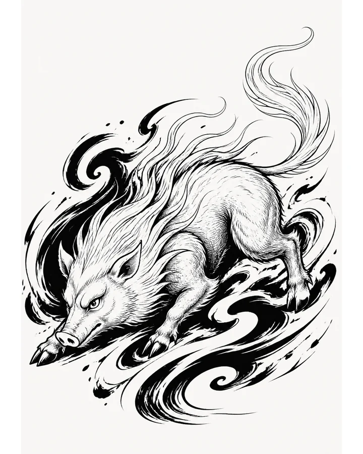 Wen Lin original tattoo design preview