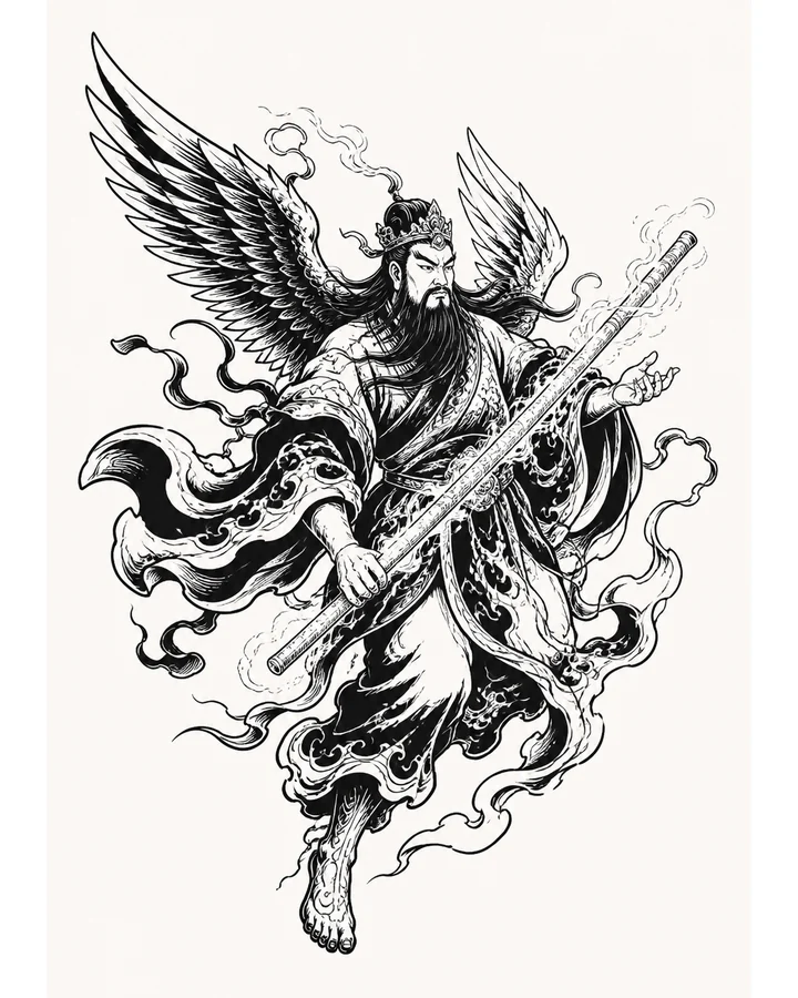Shu Hai original tattoo design preview