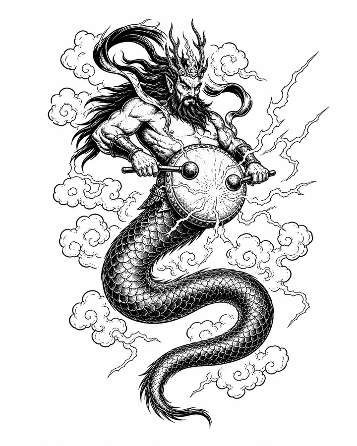 Lei Shen original tattoo design preview