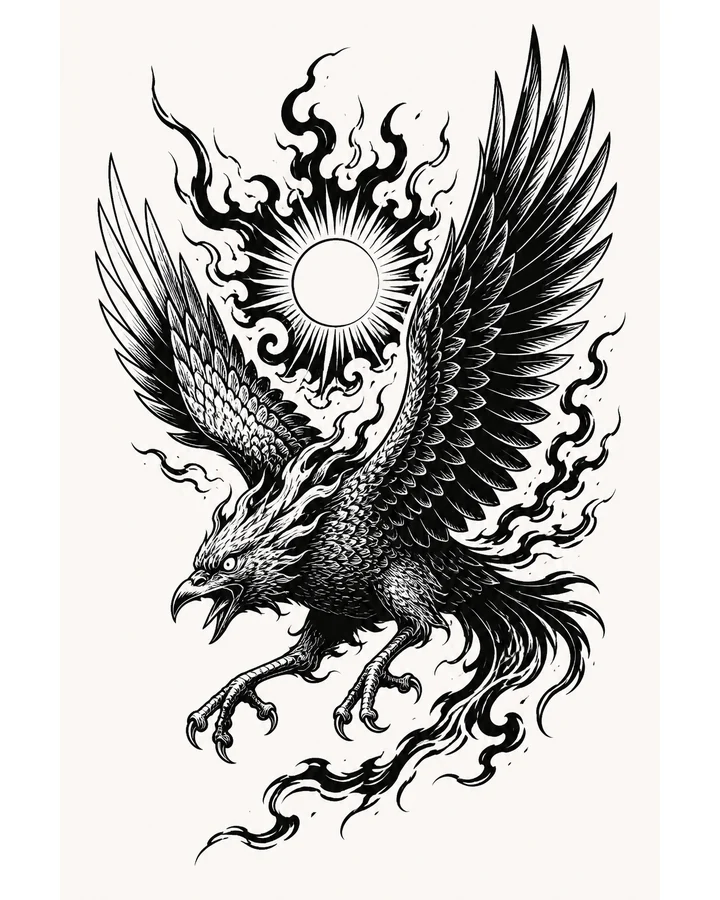 San Zu Wu original tattoo design preview