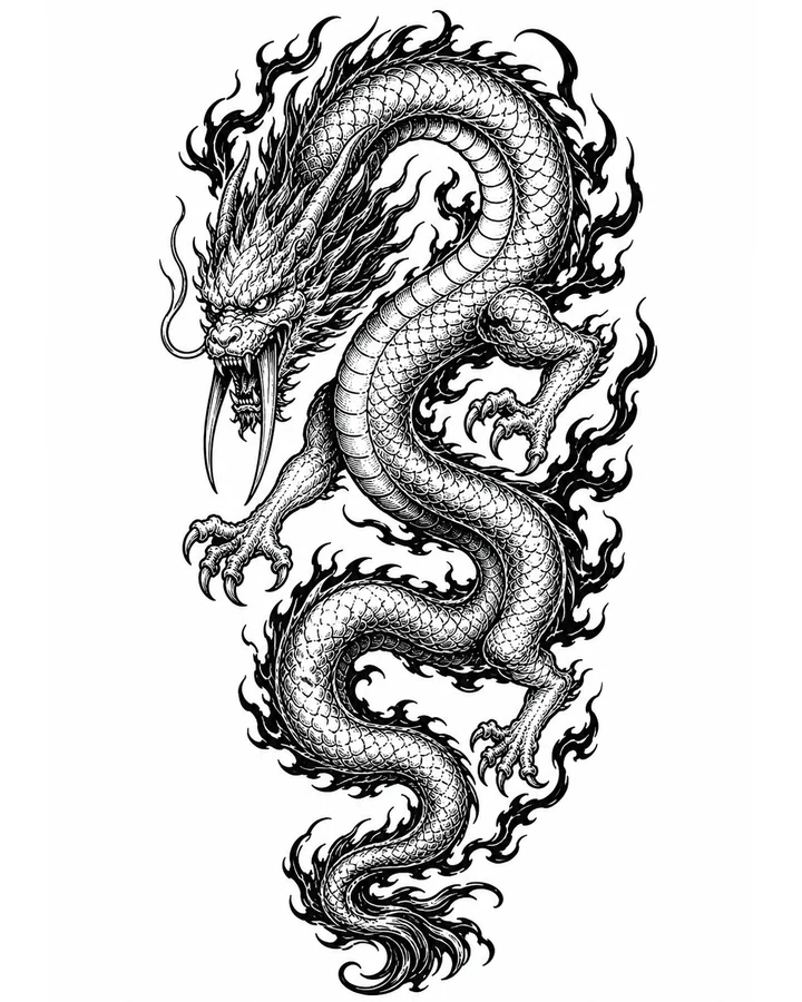 Zao Chi original tattoo design preview