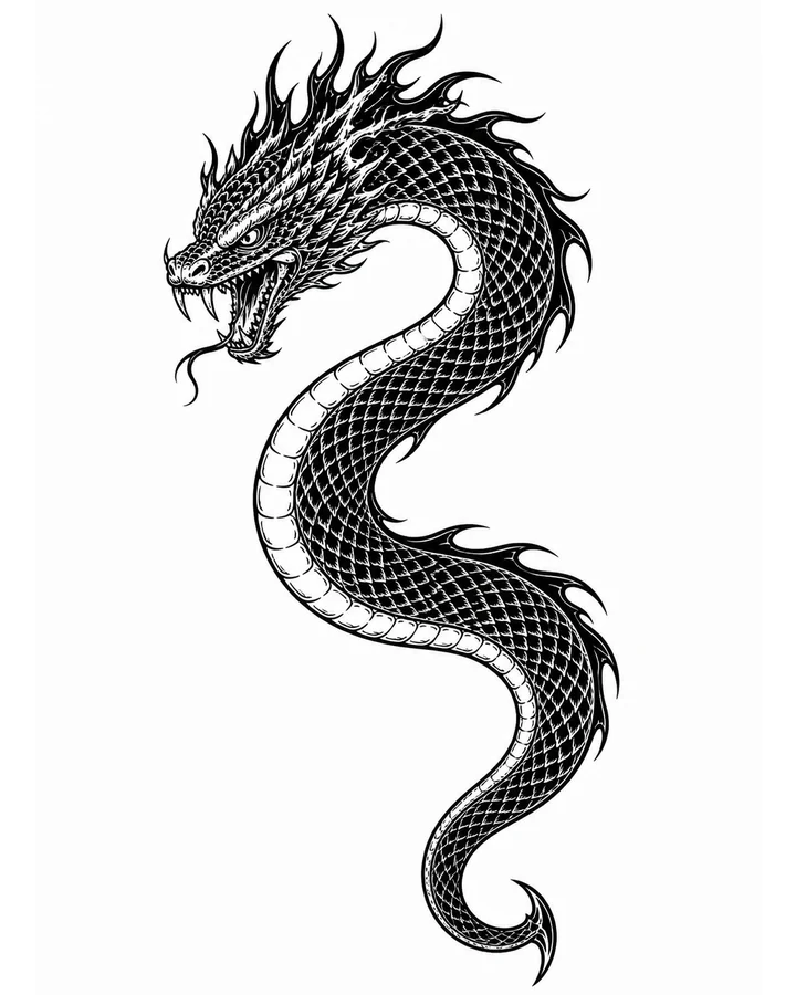 Gou She original tattoo design preview